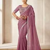 Dyed Saree with Blouse Piece for Premium Ethnic and Traditional Wear | PRM-COBRA