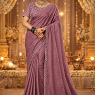Designer Matching Saree with Blouse Piece for Premium Ethnic and Traditional Wear | KPS-MANGO