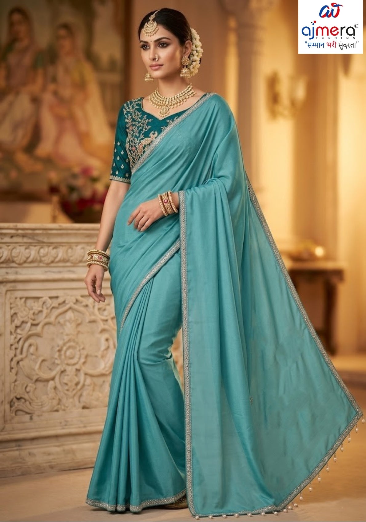 Fancy Matching Saree with Blouse Piece for Premium Ethnic and Traditional Wear | PUN-BELA-344