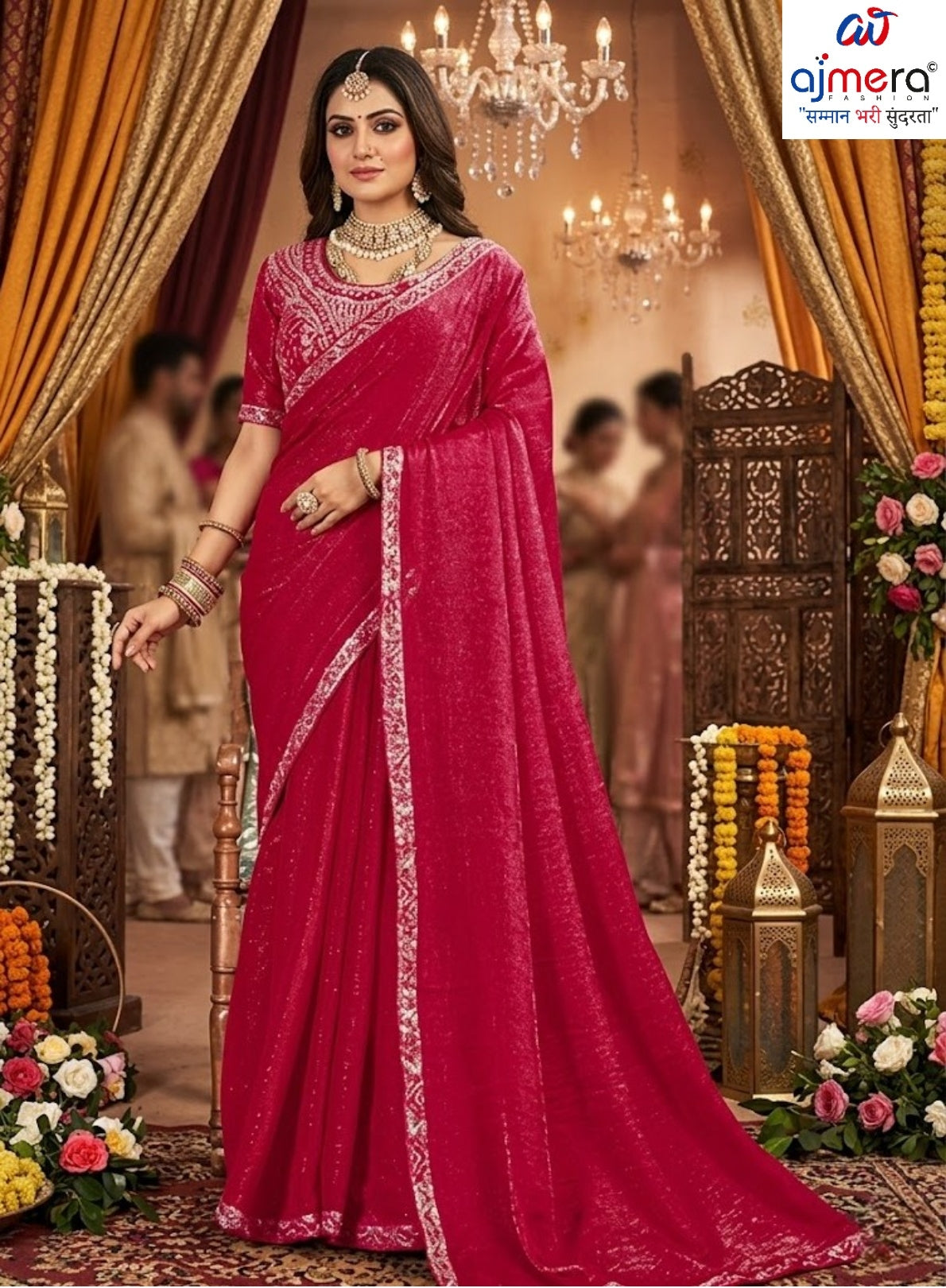 Designer Matching Saree with Blouse Piece for Premium Ethnic and Traditional Wear | PRM-KAIRA