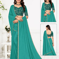 Matching Saree with Blouse Piece for Premium Ethnic and Traditional Wear | PUN-FESTIVAL-427