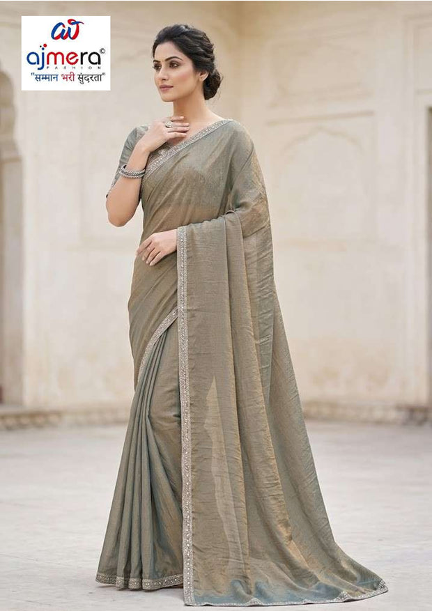 Festival Saree with Blouse Piece for Premium Ethnic and Traditional Wear | KPS-PISTA
