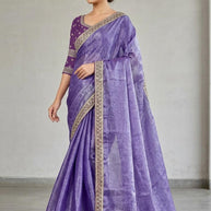 Designer Matching Saree with Blouse Piece for Premium Ethnic and Traditional Wear | SMM-8578