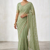 Ethnic Matching Saree with Blouse Piece for Premium Ethnic and Traditional Wear | KEI-KASTURI