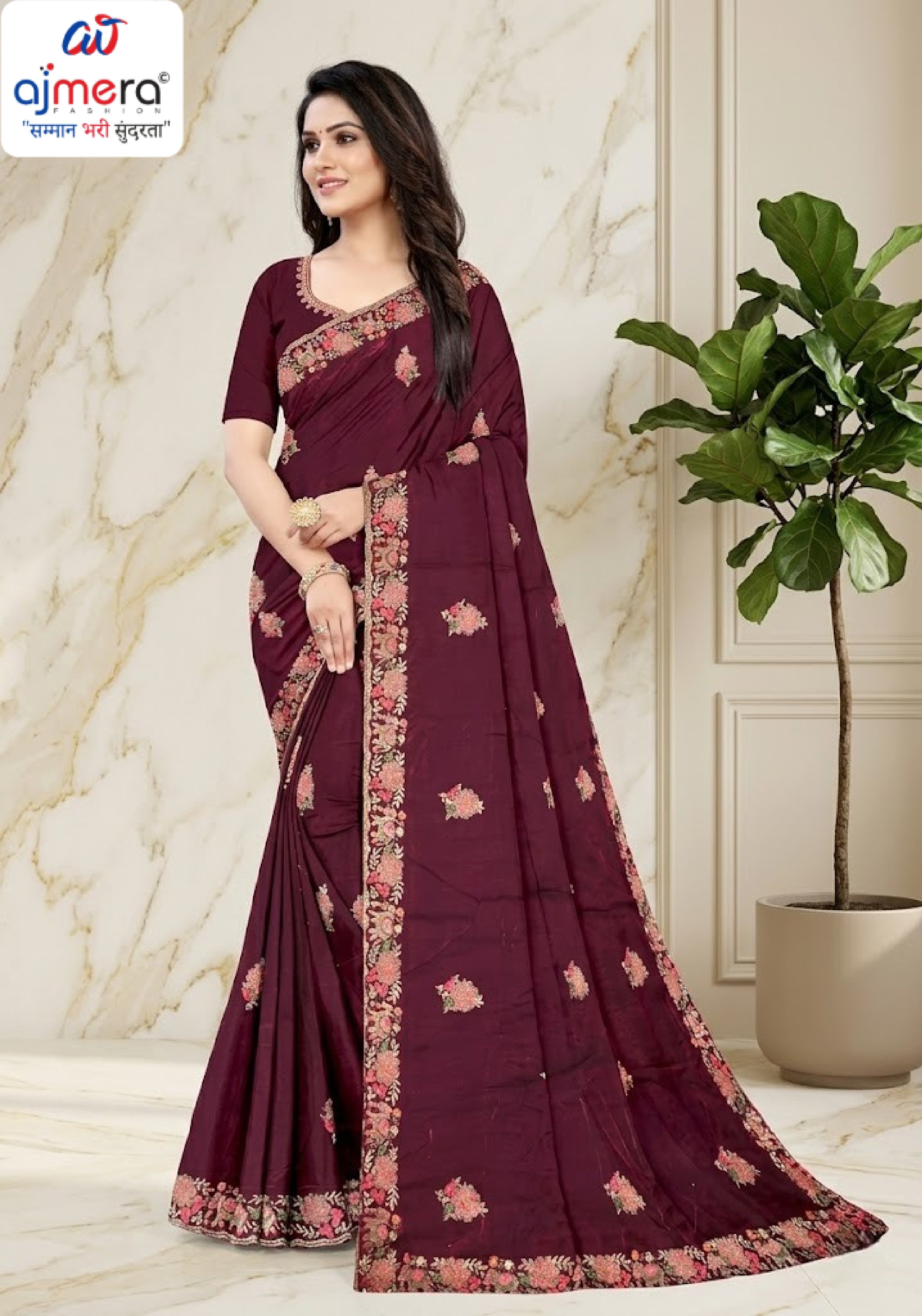 Ethnic Matching Saree with Without Blouse for Premium Ethnic and Traditional Wear | RT-NITYA