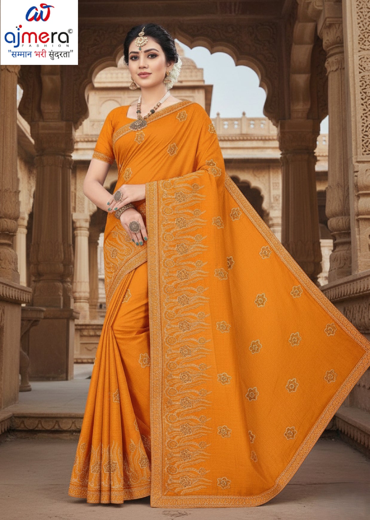 Fancy Saree with Without Blouse for Premium Ethnic and Traditional Wear | KAVI-ANMOL RATAN