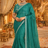 Party Wear Matching Saree with Blouse Piece for Premium Ethnic and Traditional Wear | KPS-GATHA