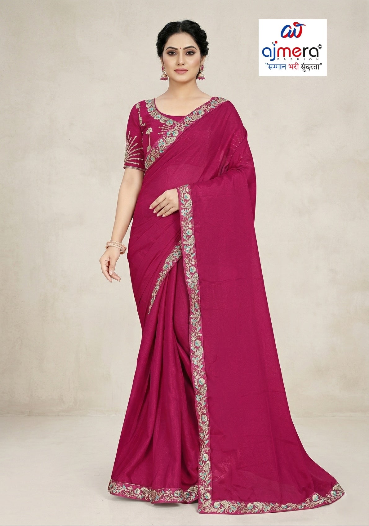 Fancy Saree with Blouse Piece for Premium Ethnic and Traditional Wear | SMM-8571
