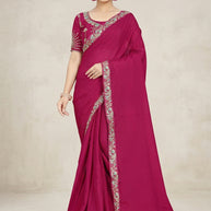 Fancy Saree with Blouse Piece for Premium Ethnic and Traditional Wear | SMM-8571