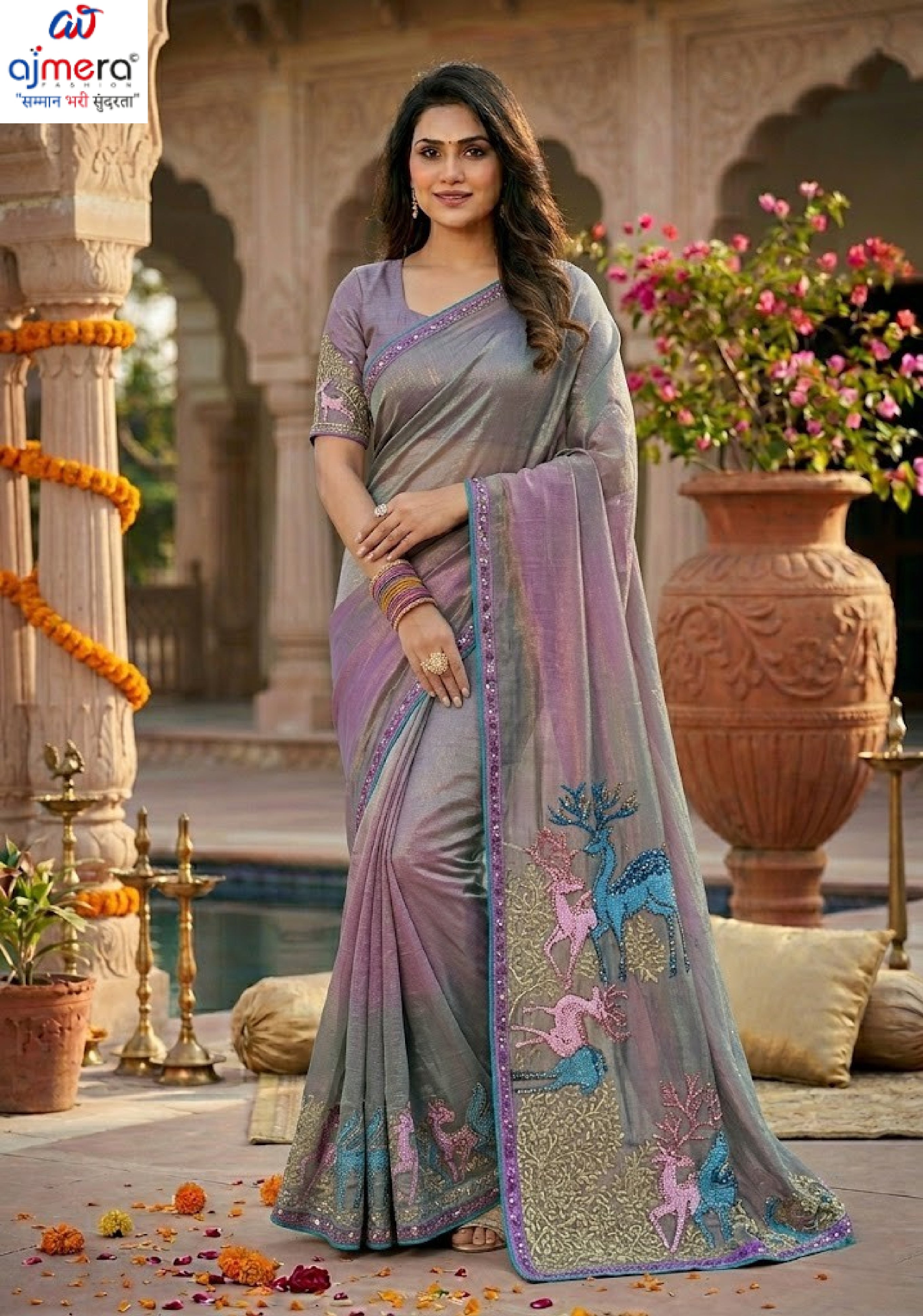 Festival Saree with Blouse Piece for Premium Ethnic and Traditional Wear | PSC-HANSINI-4226