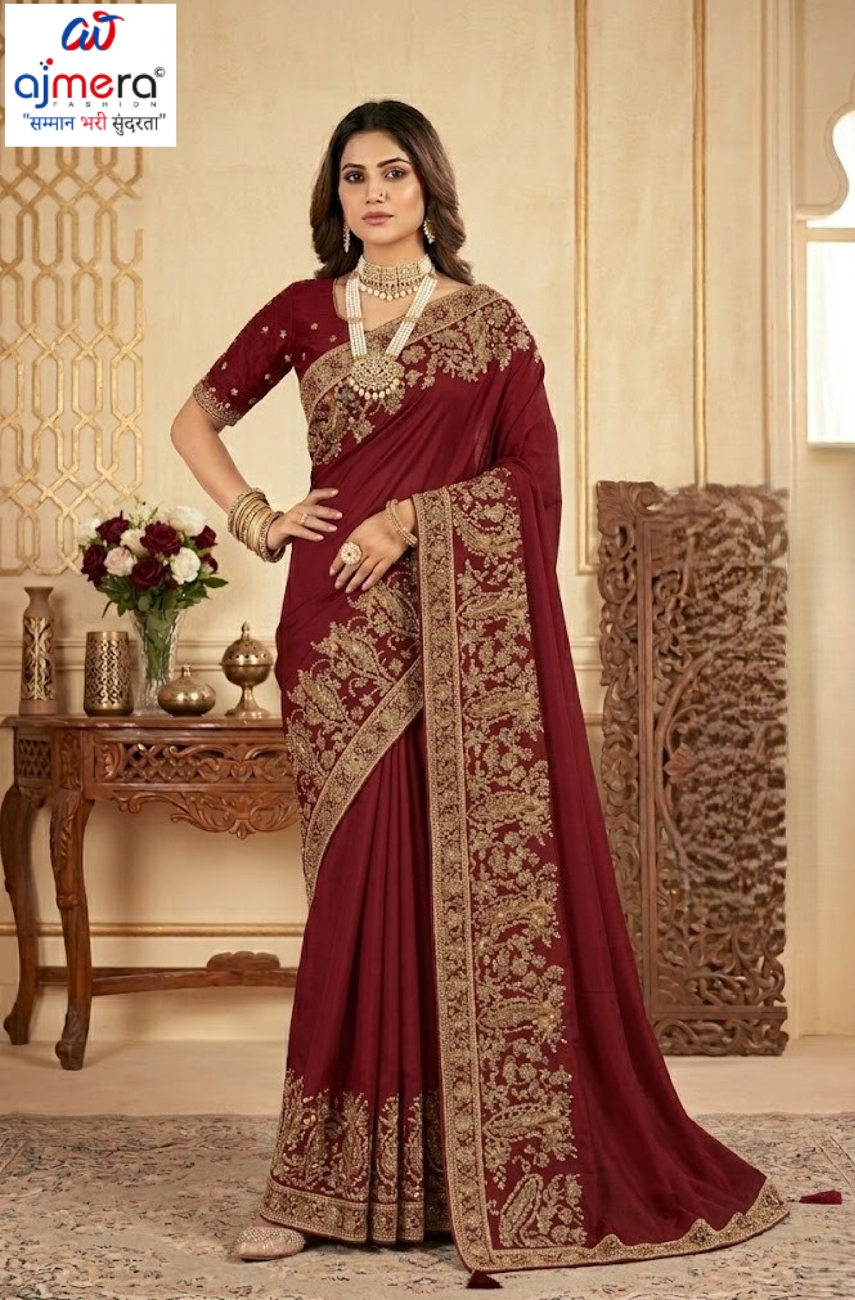 Matching Saree with Blouse Piece for Premium Ethnic and Traditional Wear | SBV-HD-0524