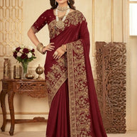 Matching Saree with Blouse Piece for Premium Ethnic and Traditional Wear | SBV-HD-0524