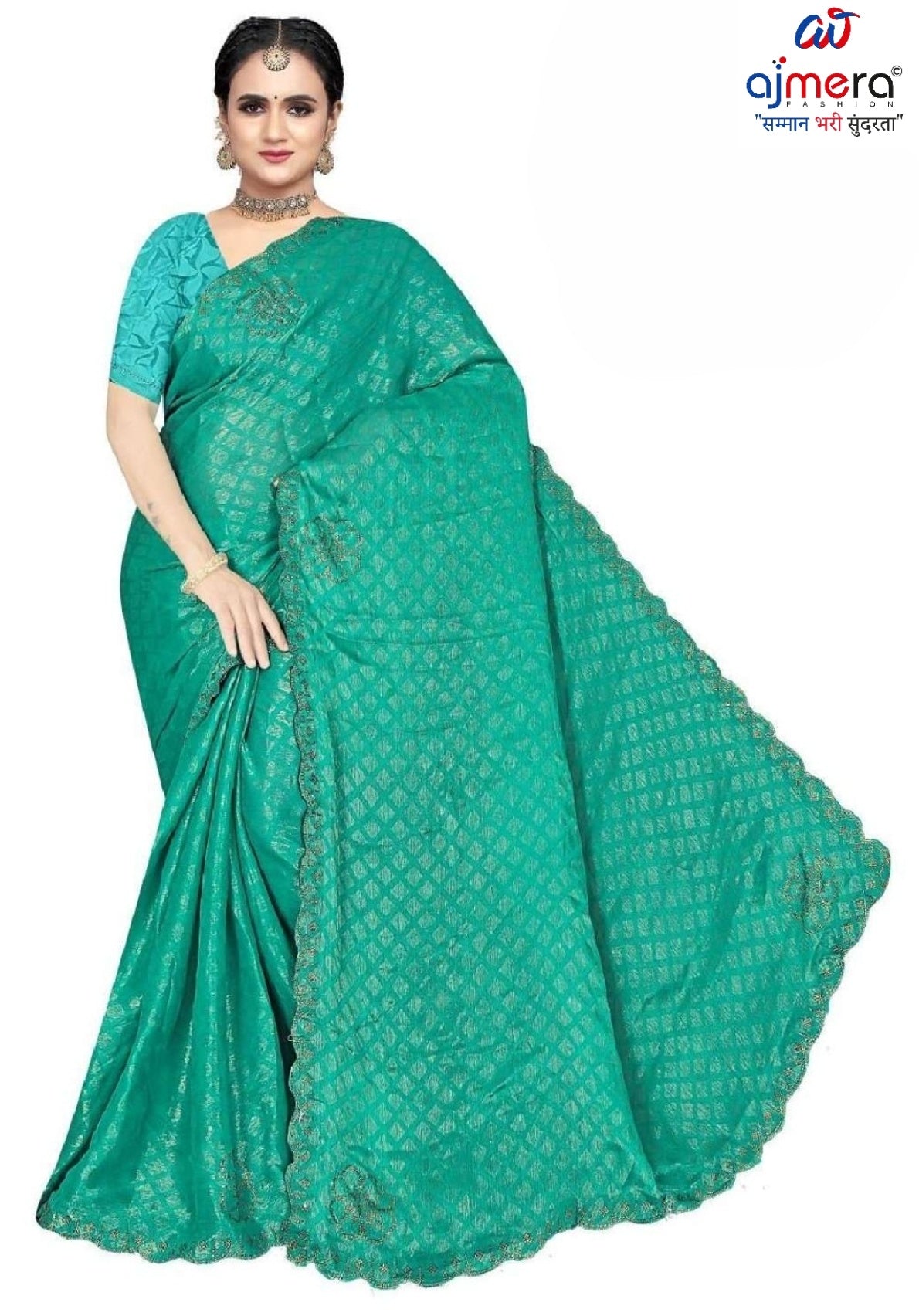 Fancy Matching Saree with Blouse Piece for Premium Ethnic and Traditional Wear | RAL-TRIVENI