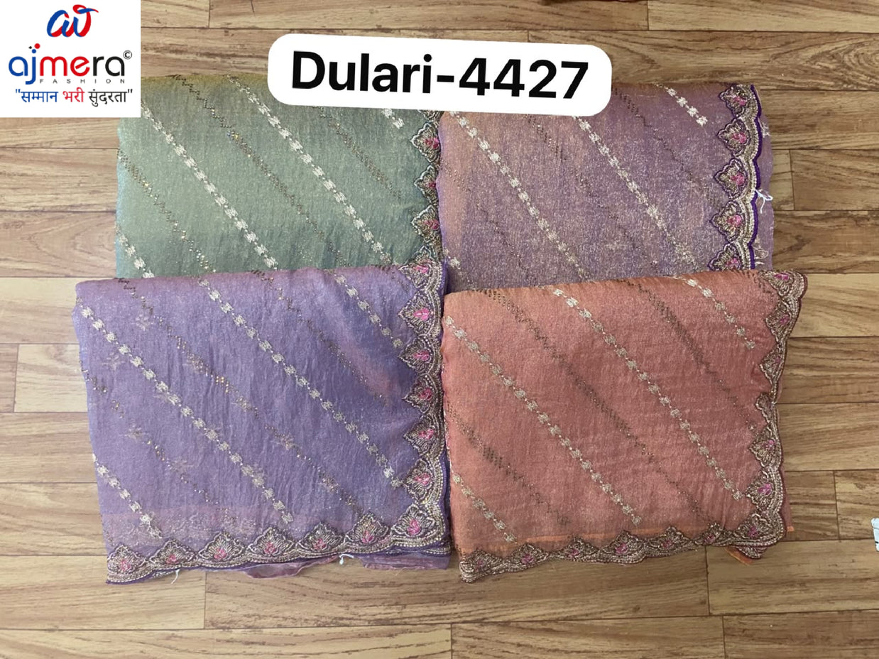 Party Wear Matching Saree with Blouse Piece for Premium Ethnic and Traditional Wear | PSC-DULARI-4427