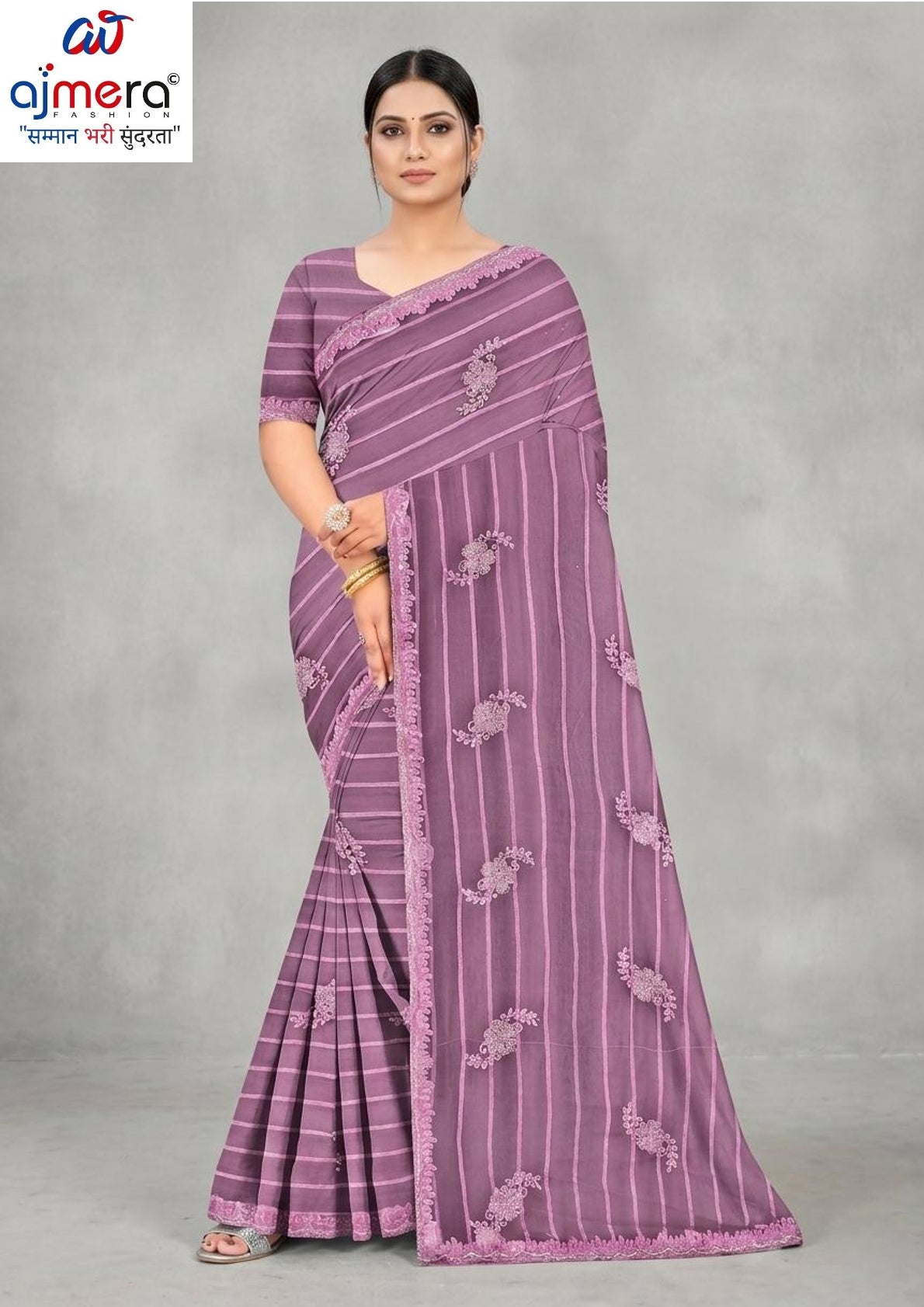 Matching Saree with Blouse Piece for Premium Ethnic and Traditional Wear | VKM-C PLUS