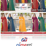 Embroidered Fancy Saree with Blouse Piece for Premium Ethnic and Traditional Wear | MTE-QUEEN VASUNDHARA