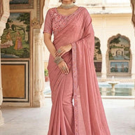 Printed Matching Saree with Blouse Piece for Premium Ethnic and Traditional Wear | KPS-FARZANA