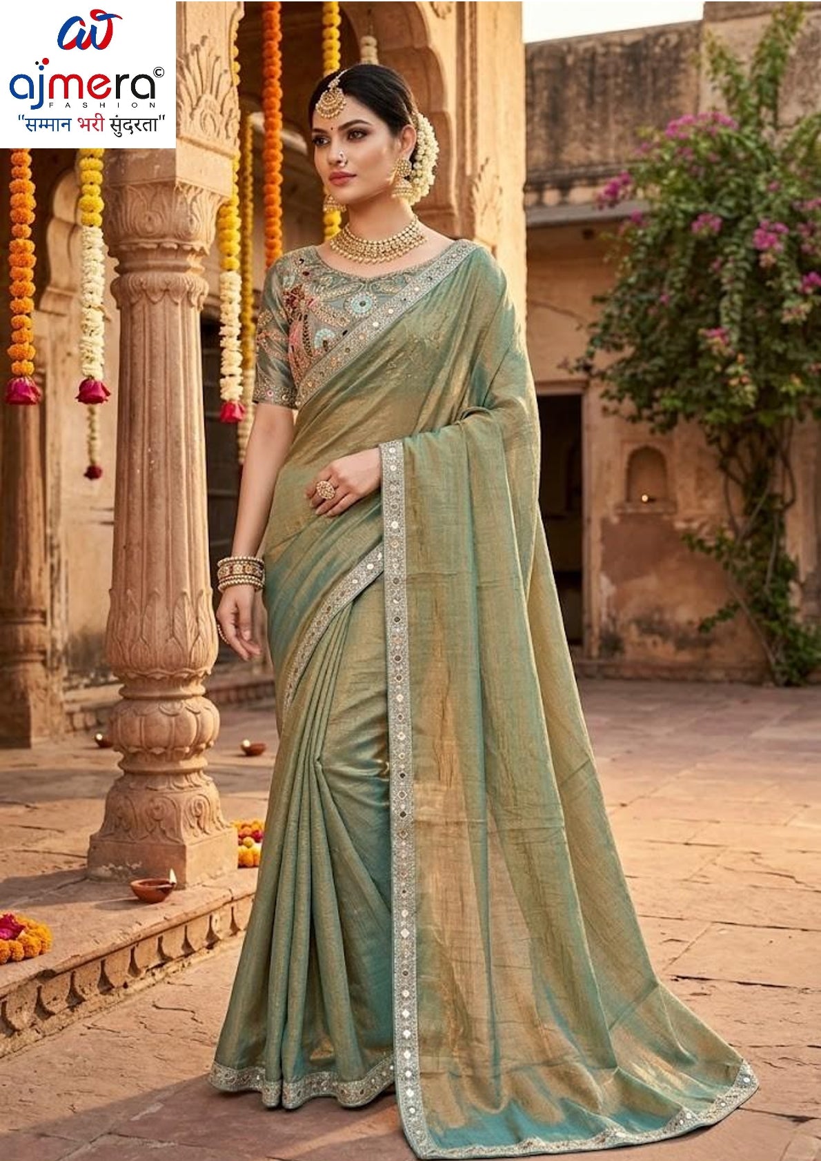 Wholesale Fancy Saree with Blouse Piece for Premium Ethnic and Traditional Wear | KPS-INDRA