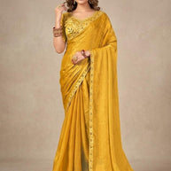 Dyed Saree with Blouse Piece for Premium Ethnic and Traditional Wear | KPS-DEEPU