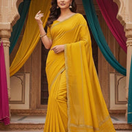 Wholesale Fancy Saree with Blouse Piece for Premium Ethnic and Traditional Wear | SBV-HD-0334