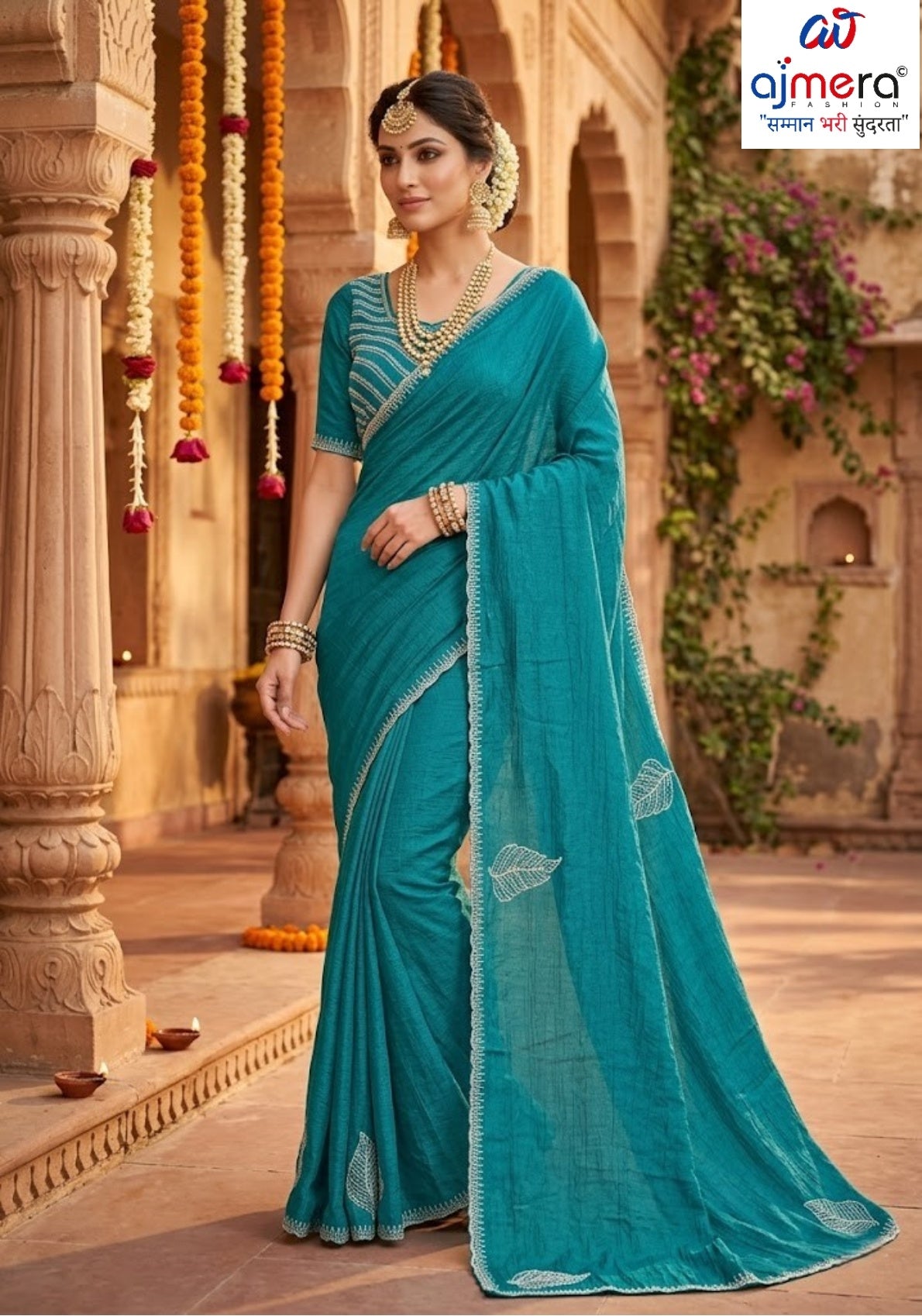 Ladies Matching Saree with Blouse Piece for Premium Ethnic and Traditional Wear | KPS-TGB VOL-6