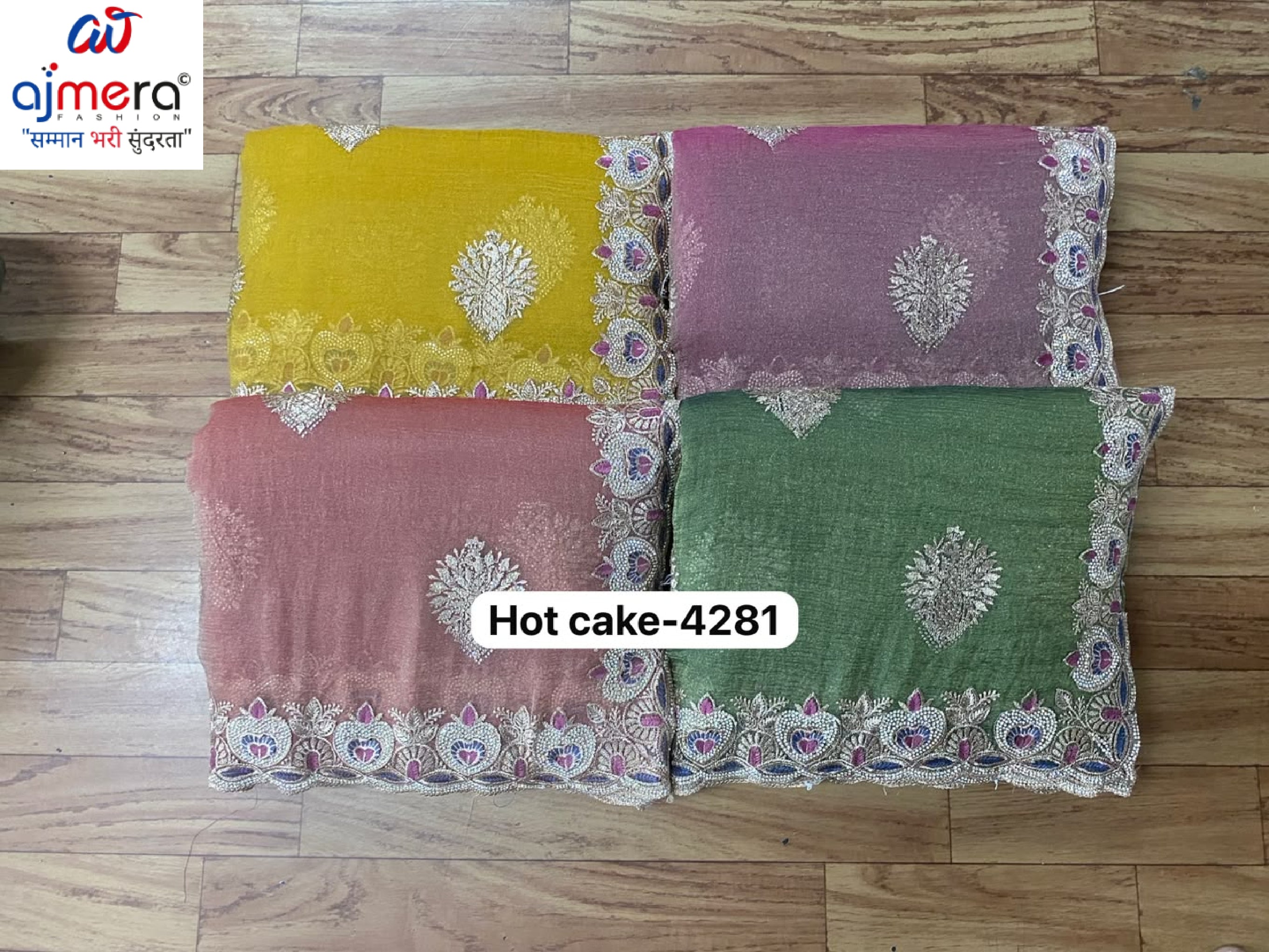 Wholesale Fancy Saree with Blouse Piece for Premium Ethnic and Traditional Wear | PSC-HOT CAKE-4281