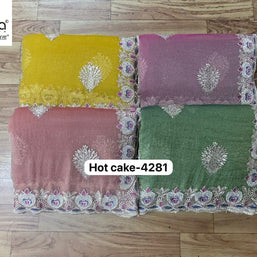 Wholesale Fancy Saree with Blouse Piece for Premium Ethnic and Traditional Wear | PSC-HOT CAKE-4281