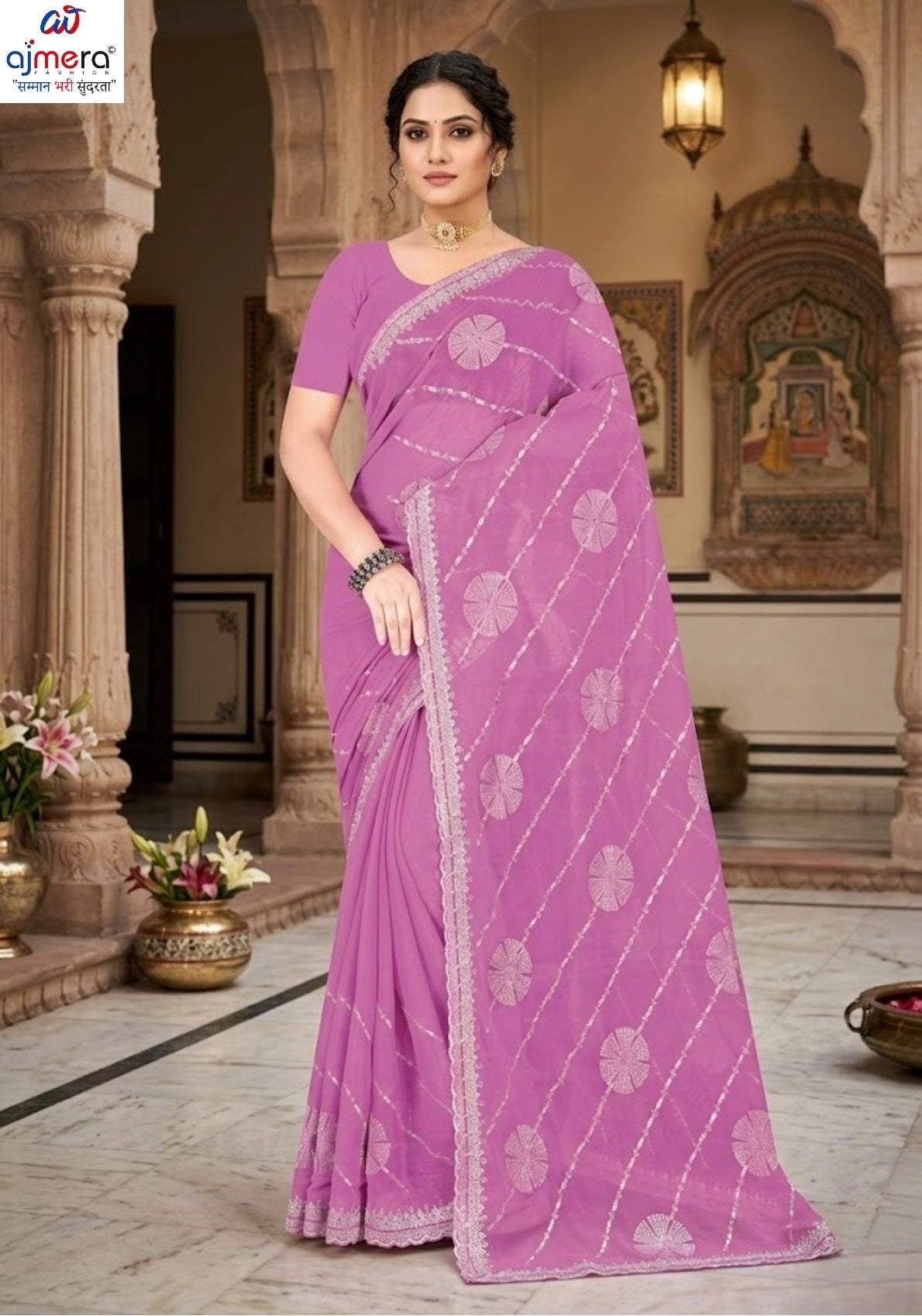 Fancy Saree with Blouse Piece for Premium Ethnic and Traditional Wear | MTE-KHUBSURAT ROUND