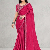 Ladies Matching Saree with Blouse Piece for Premium Ethnic and Traditional Wear | KPS-EXPRESS