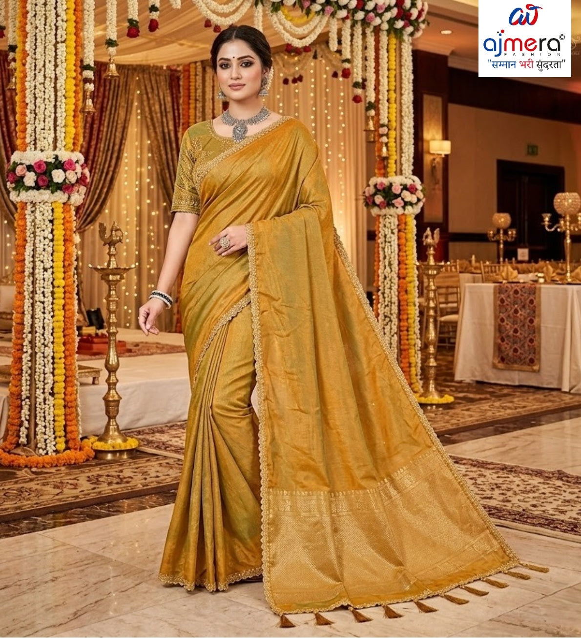 Dyed Saree with Blouse Piece for Premium Ethnic and Traditional Wear | KPS-MAA LAXMI VOL-6