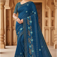 Fancy Matching Saree with Blouse Piece for Premium Ethnic and Traditional Wear | VKM-BIG BOOS