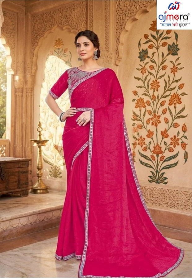 Matching Saree with Blouse Piece for Premium Ethnic and Traditional Wear | KPS-DAKSHA
