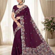 Ethnic Matching Saree with Blouse Piece for Premium Ethnic and Traditional Wear | KPS-SAPNA VOL-2
