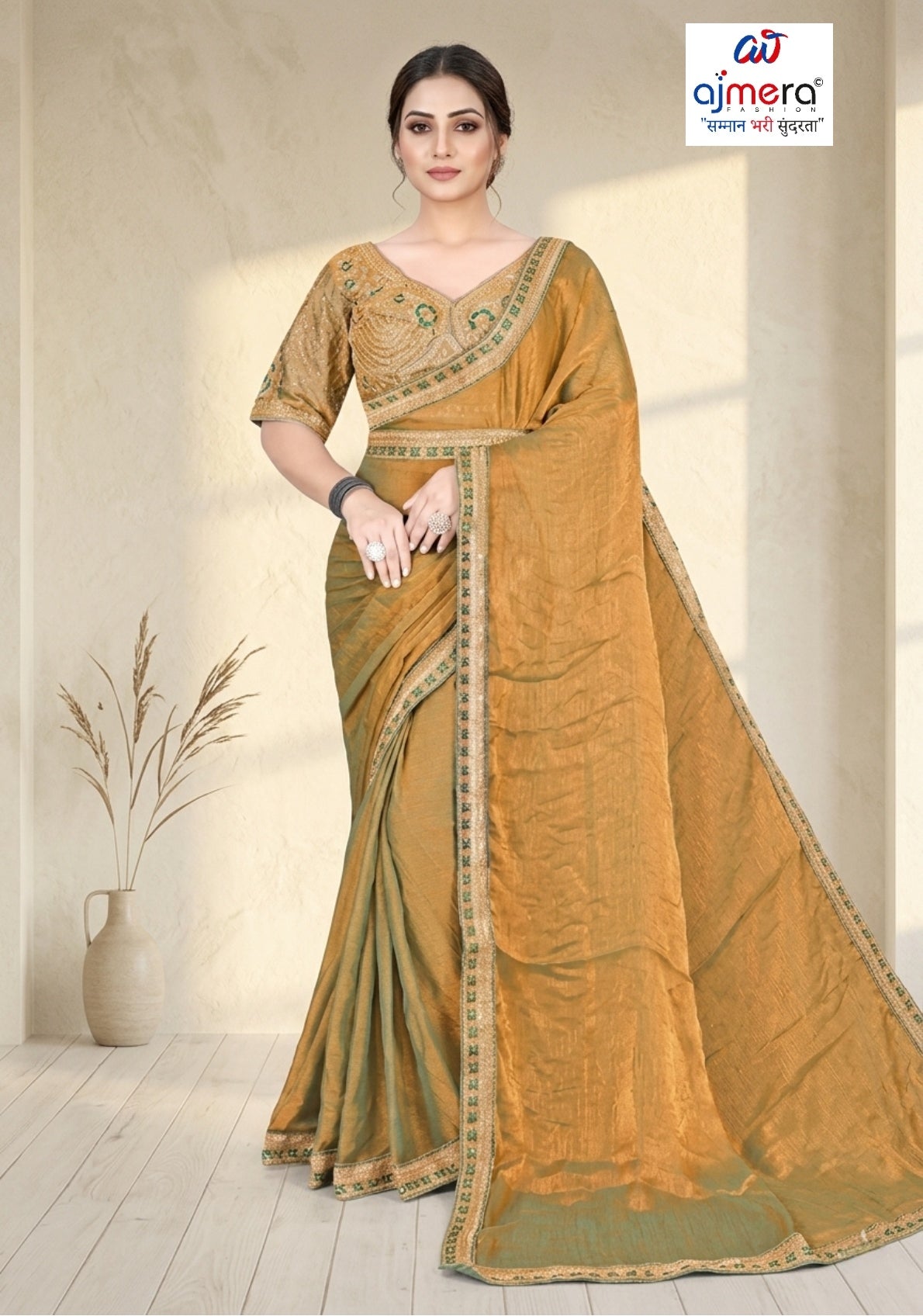 Festival Saree with Blouse Piece for Premium Ethnic and Traditional Wear | KPS-BEN 10