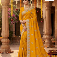 Festival Saree with Blouse Piece for Premium Ethnic and Traditional Wear | VKM-PRIYANKA