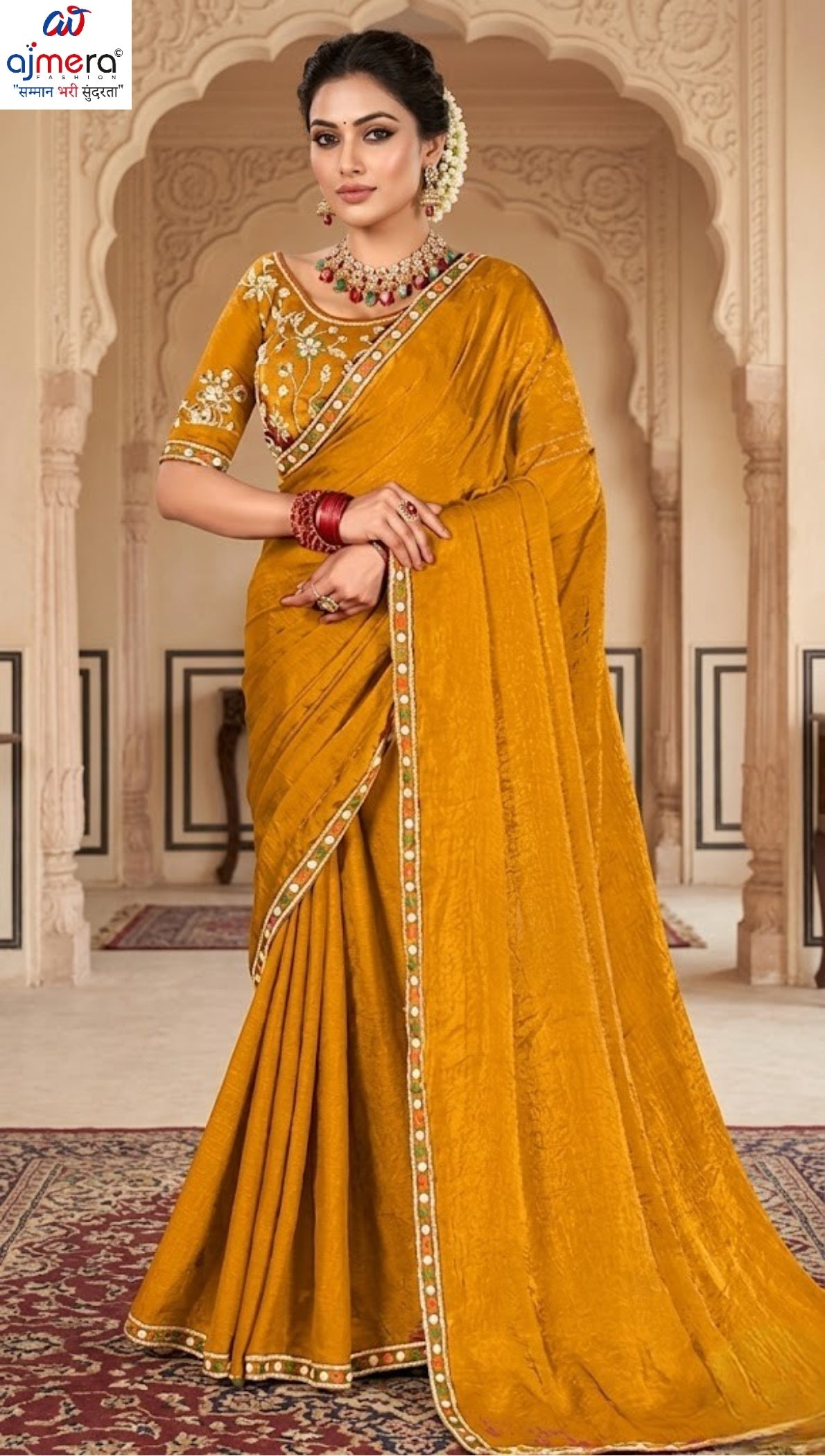 Designer Matching Saree with Blouse Piece for Premium Ethnic and Traditional Wear | KPS-AARYA