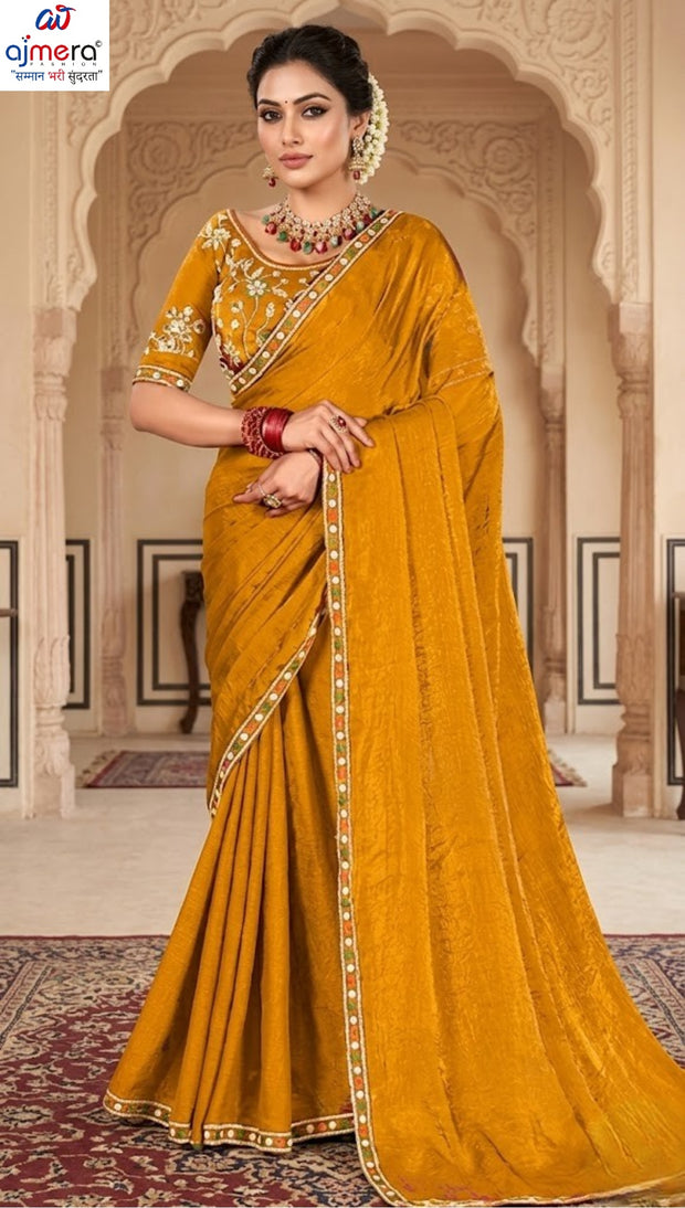Designer Matching Saree with Blouse Piece for Premium Ethnic and Traditional Wear | KPS-AARYA