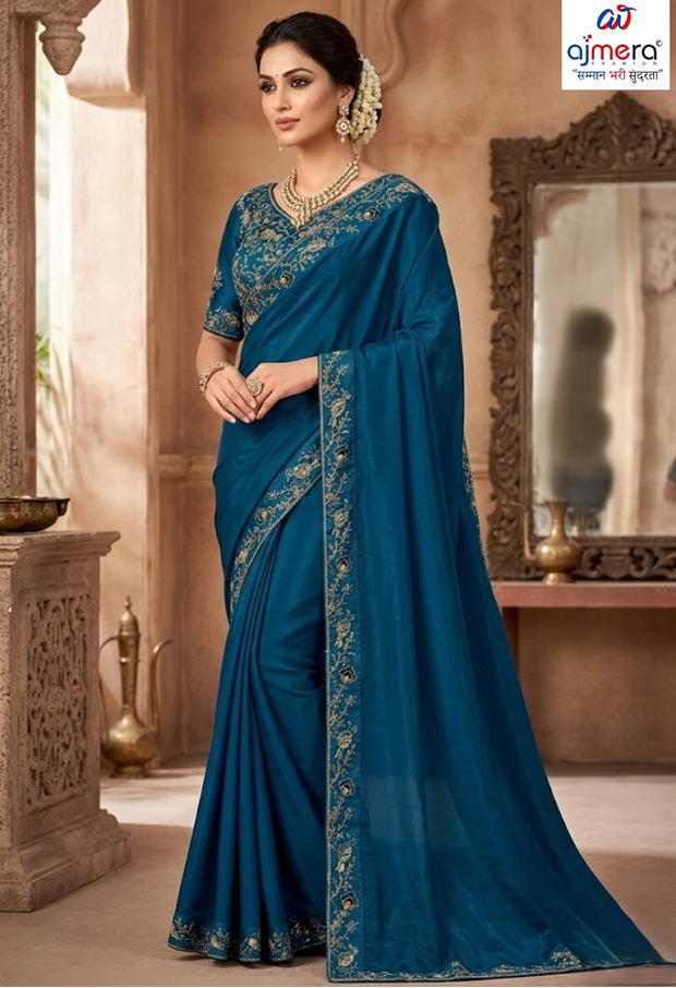 KPS-AMRUDLadies Matching Saree with Blouse Piece for Premium Ethnic and Traditional Wear | KPS-AMRUD