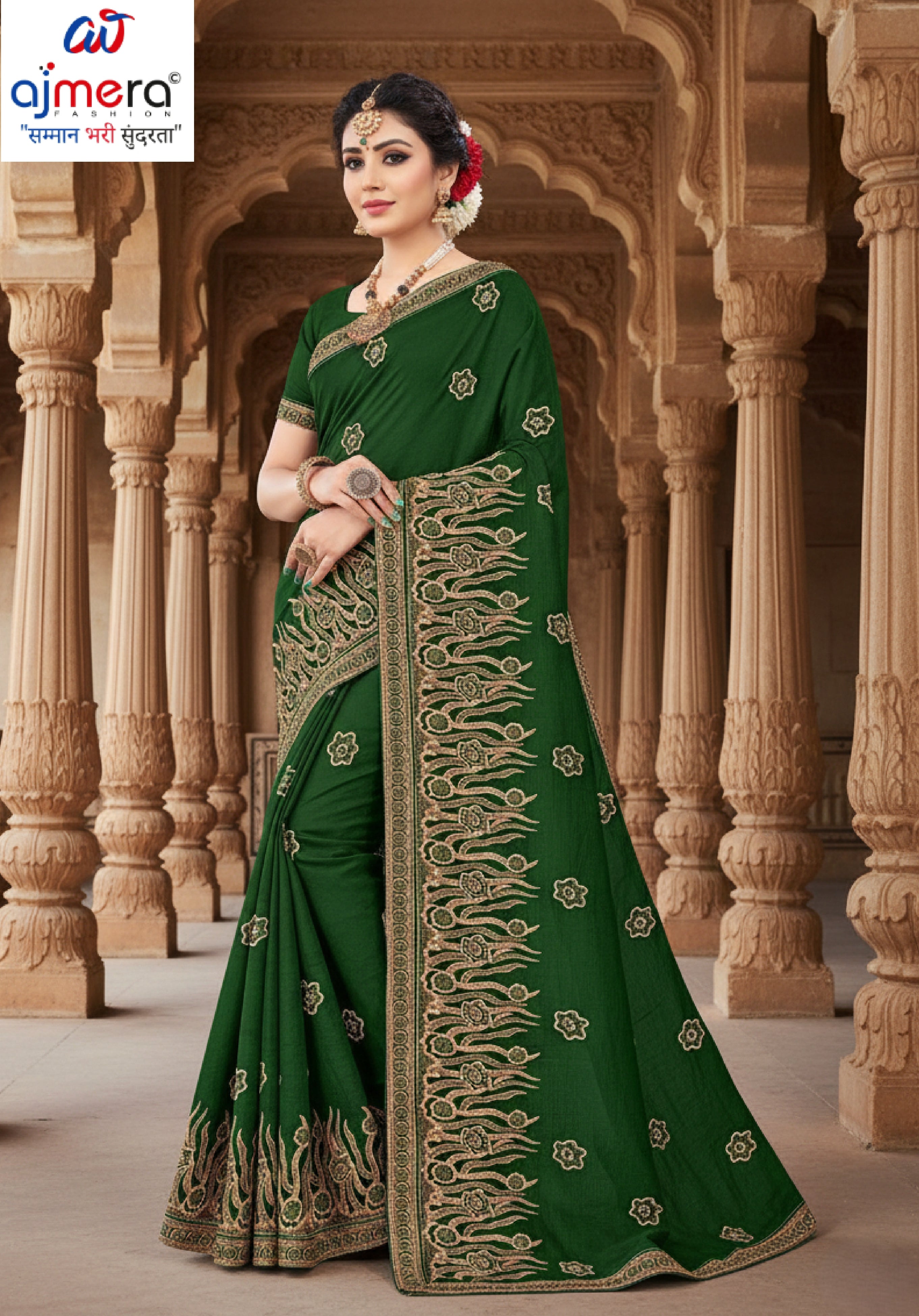 Fancy Saree with Without Blouse for Premium Ethnic and Traditional Wear | KAVI-ANMOL RATAN