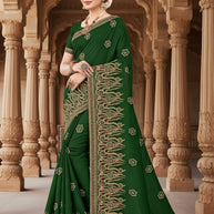 Fancy Saree with Without Blouse for Premium Ethnic and Traditional Wear | KAVI-ANMOL RATAN