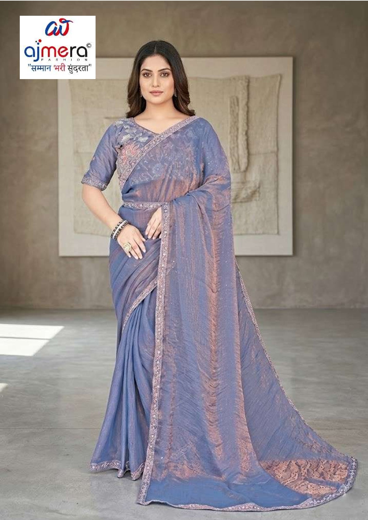 Festival Saree with Blouse Piece for Premium Ethnic and Traditional Wear | KPS-PISTA