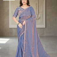 Festival Saree with Blouse Piece for Premium Ethnic and Traditional Wear | KPS-PISTA