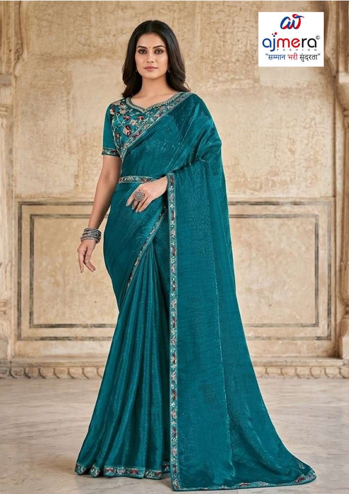 Ladies Matching Saree with Blouse Piece for Premium Ethnic and Traditional Wear | KPS-EXPRESS