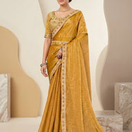 Party Wear Matching Saree with Blouse Piece for Premium Ethnic and Traditional Wear | KPS-MOTOROLA