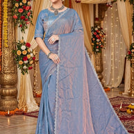 Dyed Saree with Blouse Piece for Premium Ethnic and Traditional Wear | KPS-MAA LAXMI VOL-6
