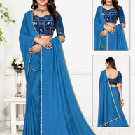 Matching Saree with Blouse Piece for Premium Ethnic and Traditional Wear | PUN-FESTIVAL-427