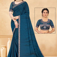 Party Wear Matching Saree with Blouse Piece for Premium Ethnic and Traditional Wear | RT-MASTANI