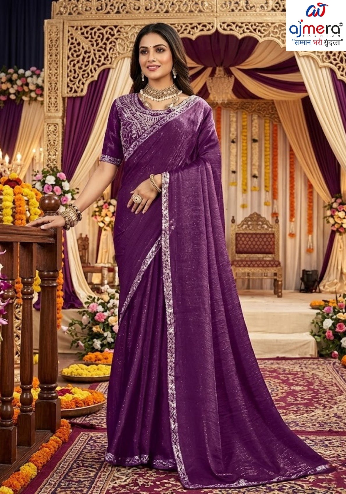 Designer Matching Saree with Blouse Piece for Premium Ethnic and Traditional Wear | PRM-KAIRA