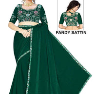 Matching Saree with Blouse Piece for Premium Ethnic and Traditional Wear | SMM-8153