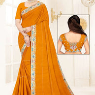 Dyed Fancy Matching Saree with Without Blouse for Premium Ethnic and Traditional Wear | RT-ROOP SANGAM